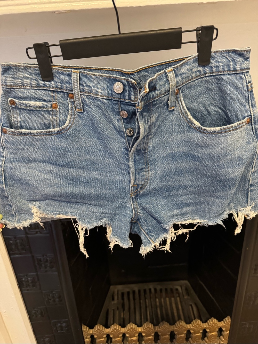 Levi’s 501 denim cutoff shorts